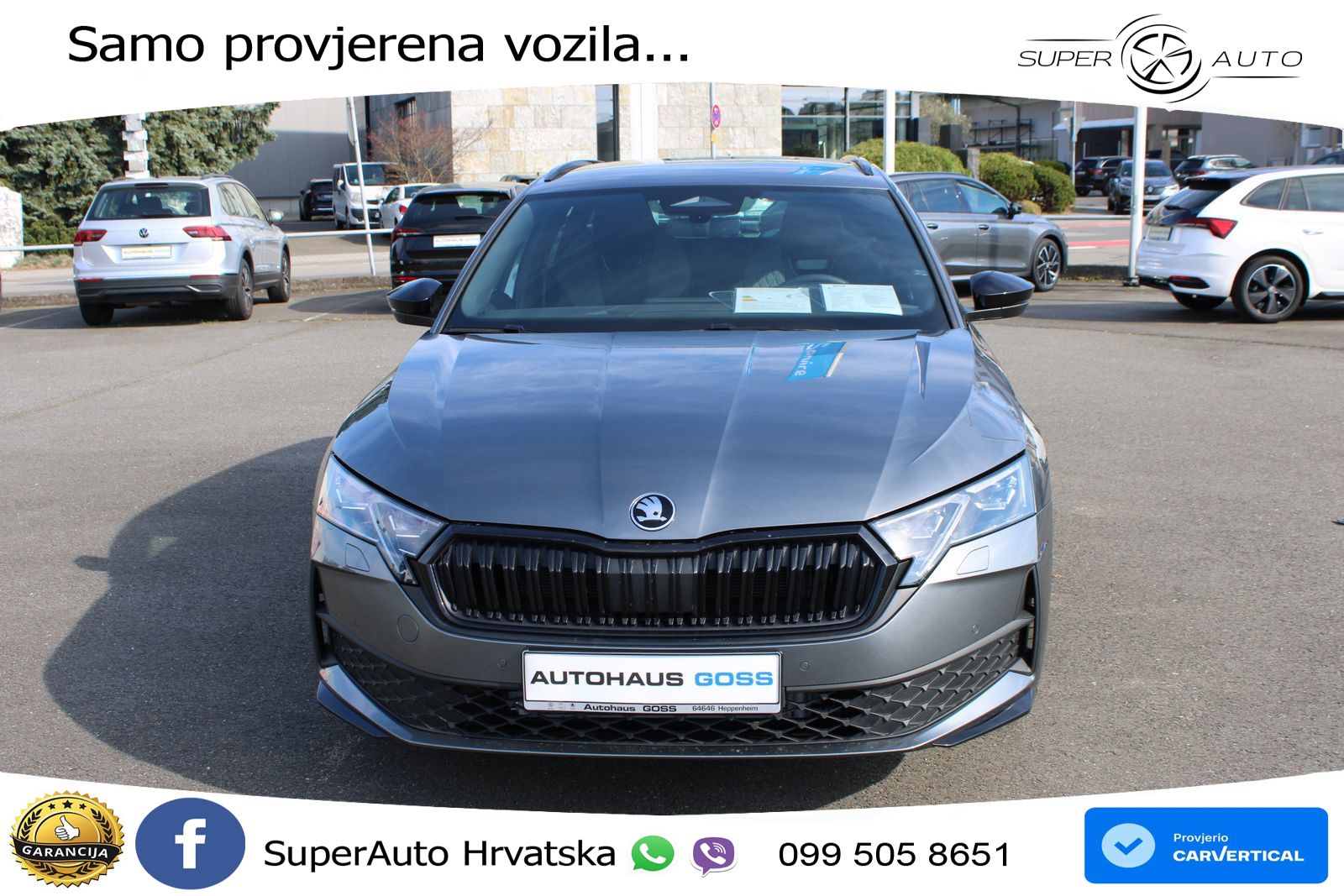 Škoda Octavia Combi 1.5 TSI (150 KS) DSG SportLine LED+GR SJED+ACC