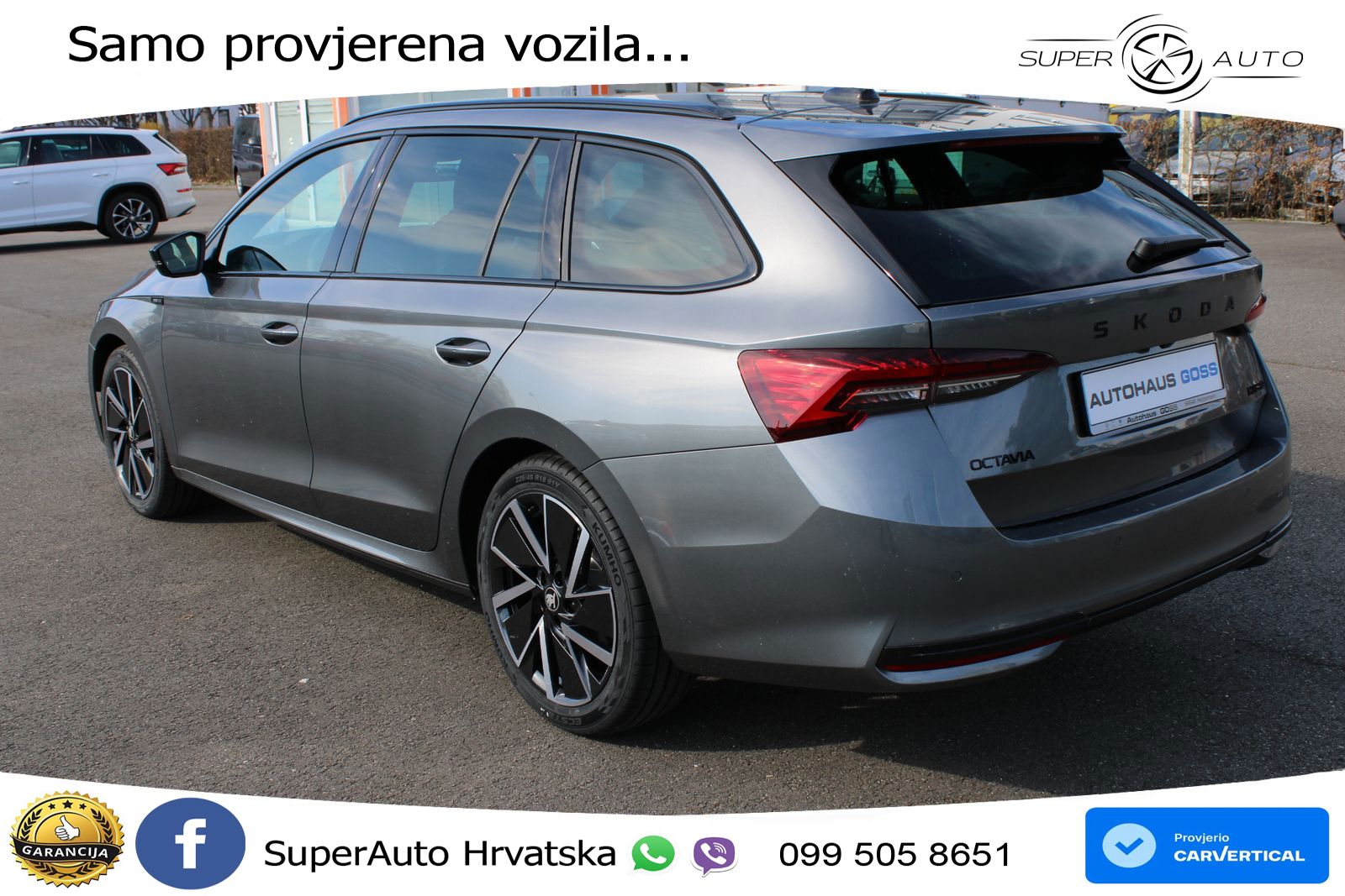 Škoda Octavia Combi 1.5 TSI (150 KS) DSG SportLine LED+GR SJED+ACC