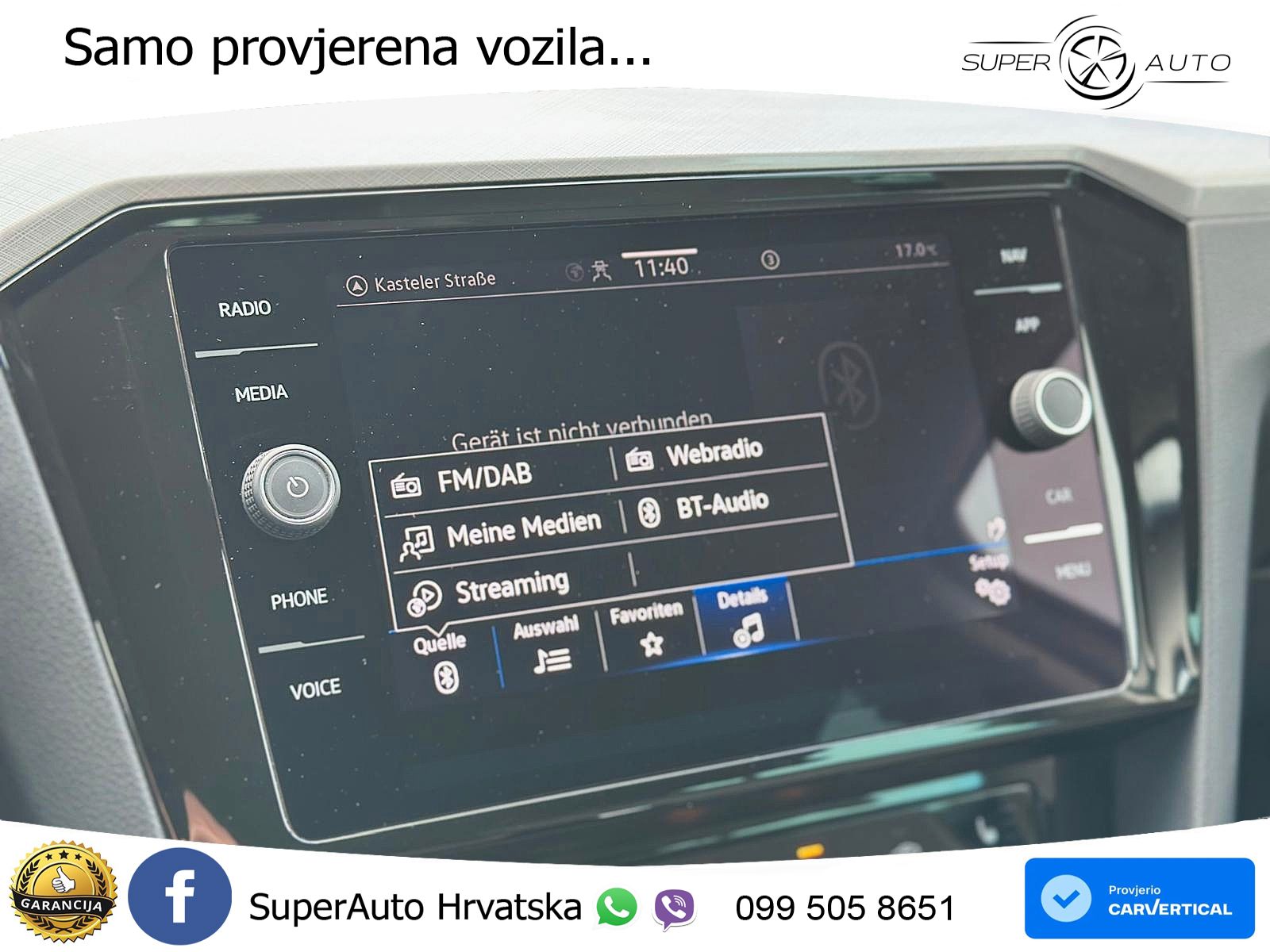 Volkswagen Passat Variant 2.0 TDI (200 KS) 4MOTION DSG Business ZRAČNI+ACC+GR SJED+KAM