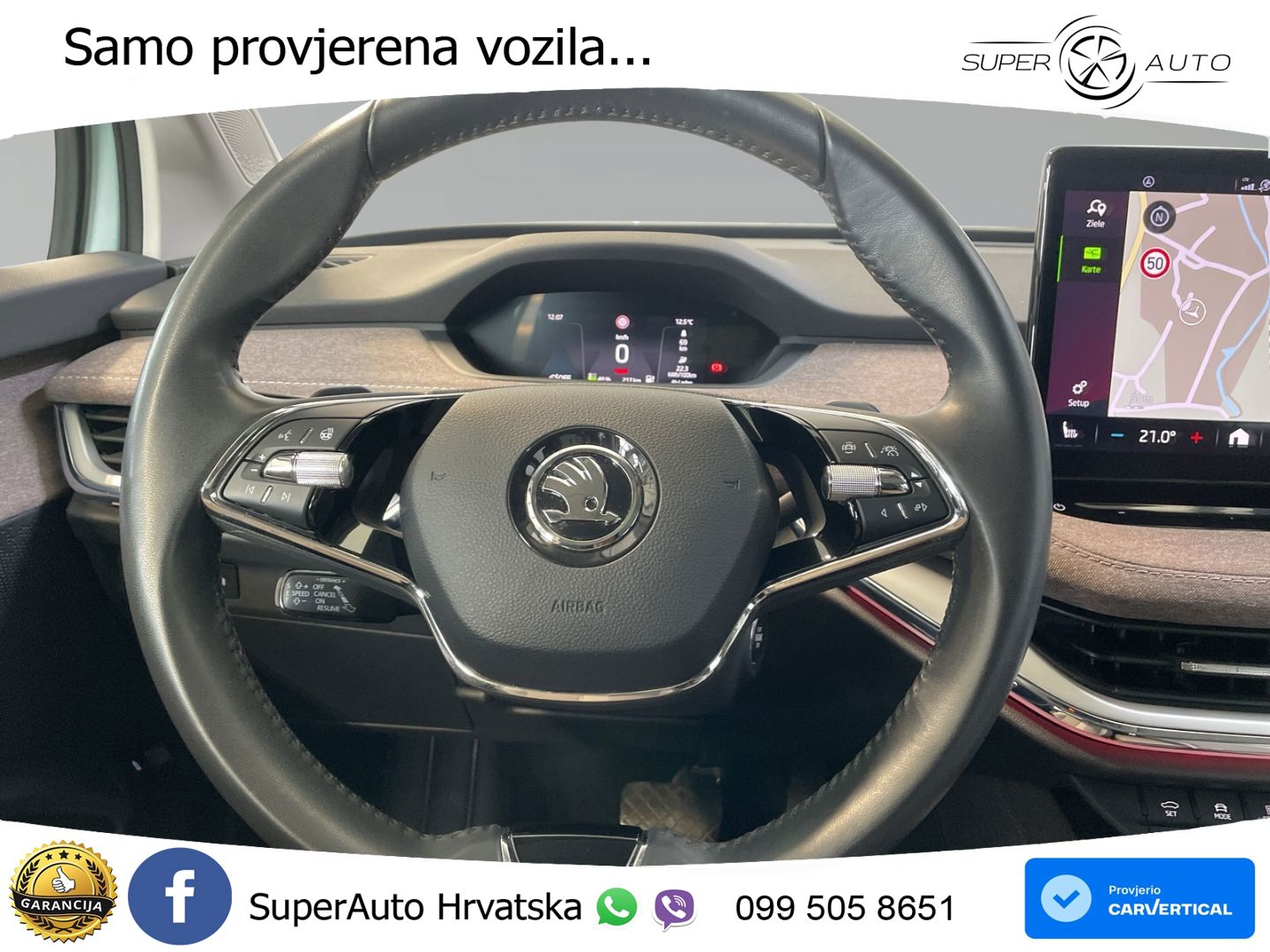 Škoda Enyaq iV 80x 82 kWh (265 KS) AWD LED+GR SJED+ACC