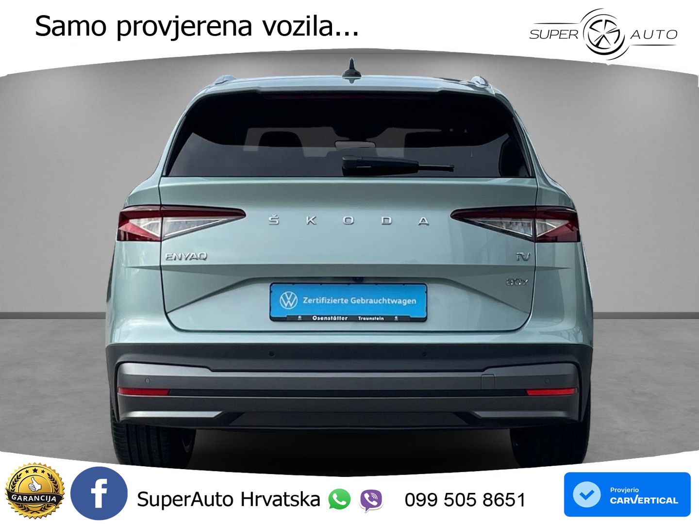 Škoda Enyaq iV 80x 82 kWh (265 KS) AWD LED+GR SJED+ACC