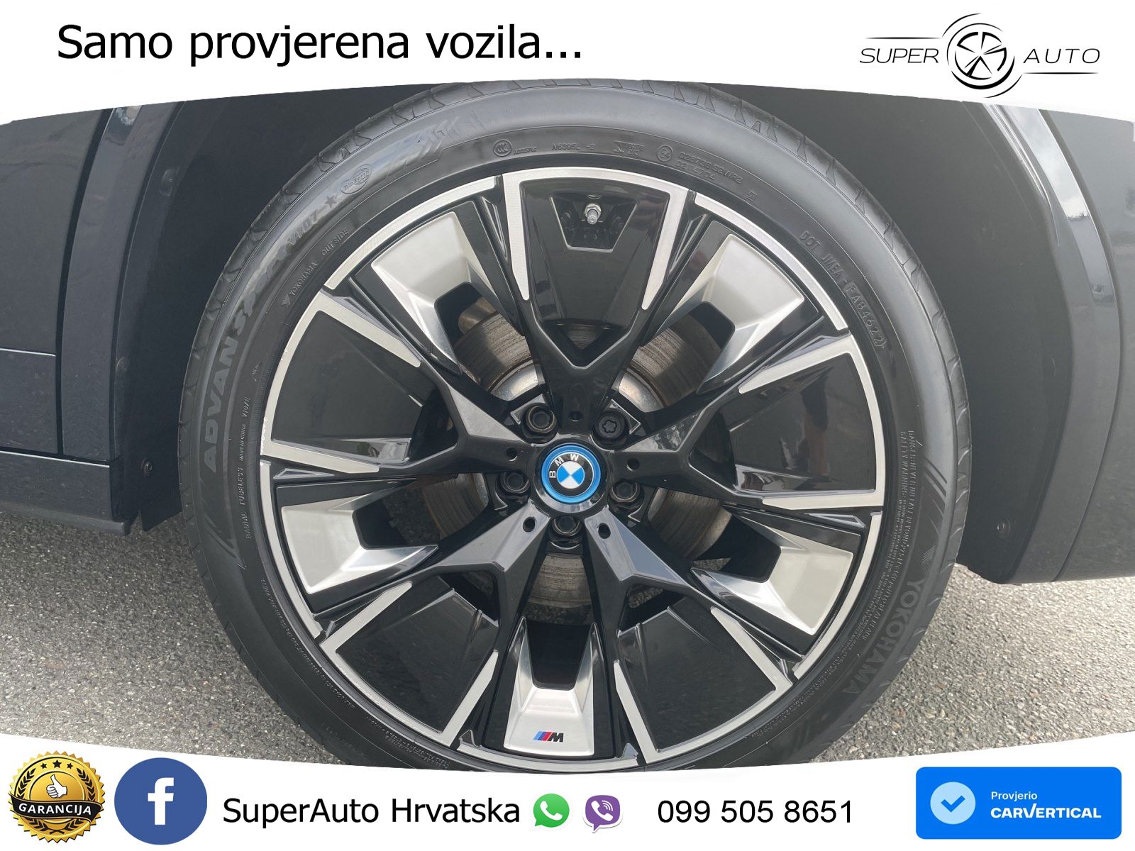 BMW iX3 80 kWh (286 KS) M Sport LED+GR SJED+ACC
