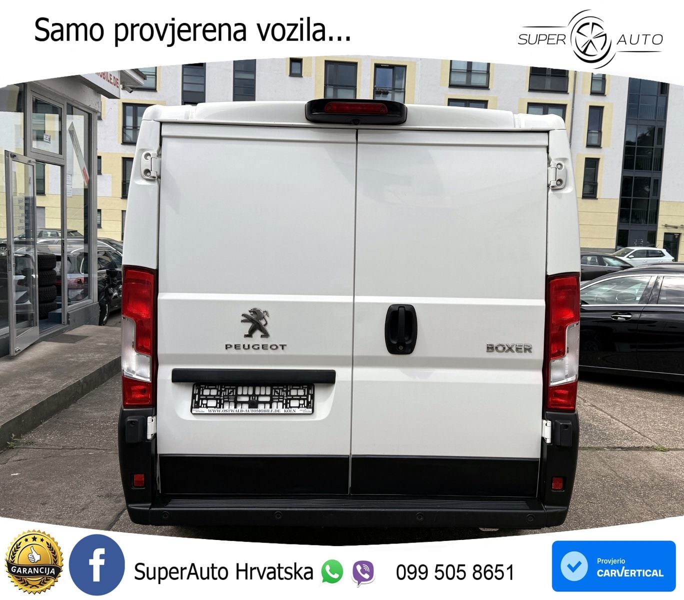 Peugeot Boxer Kasten 330 L1H1 Premium BlueHDi 120 Klima 120 KS