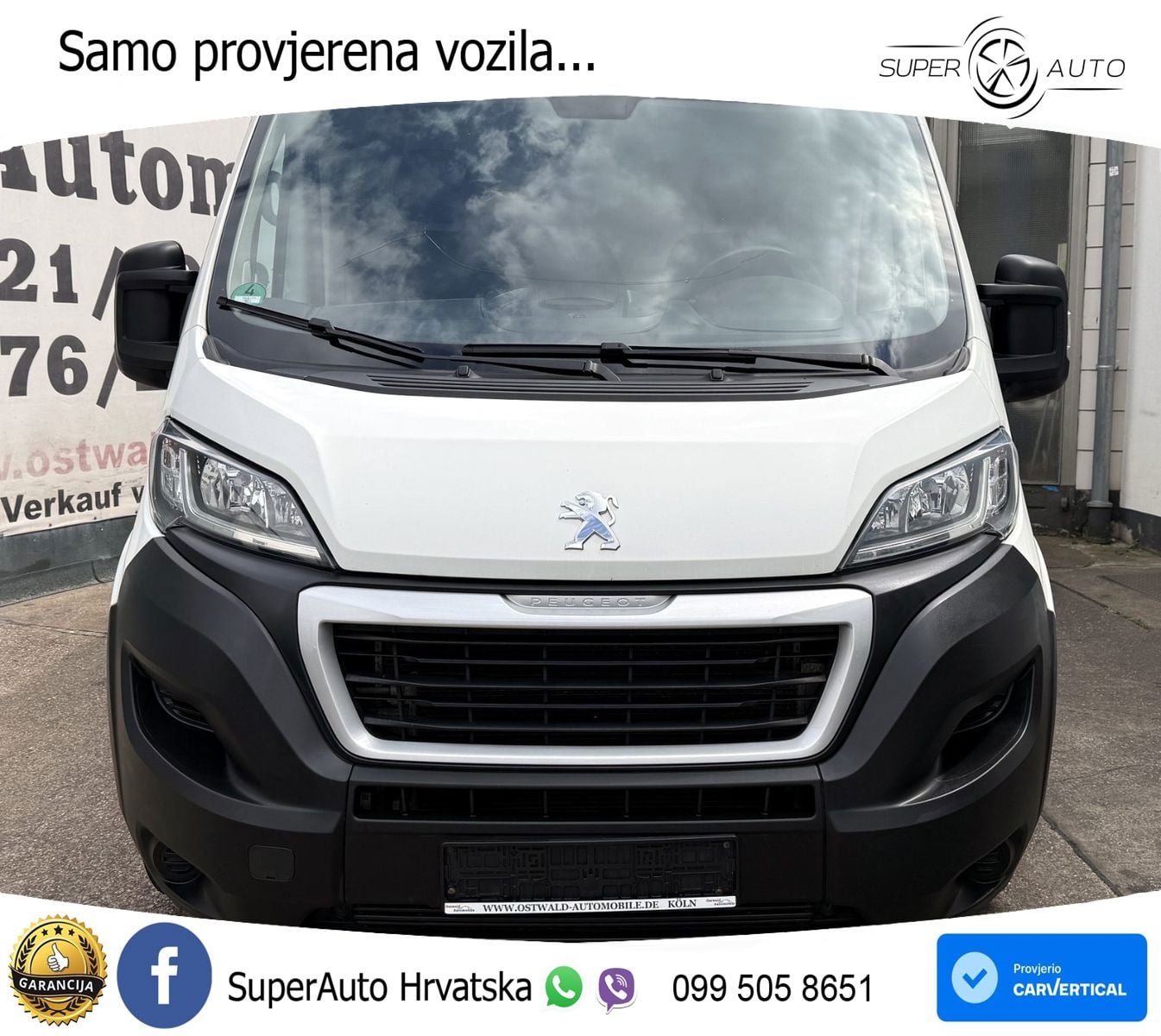 Peugeot Boxer Kasten 330 L1H1 Premium BlueHDi 120 Klima 120 KS