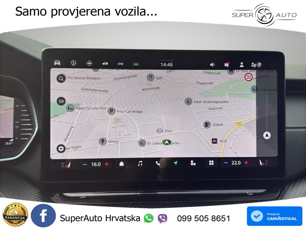 Škoda Octavia Combi 2.0 TDI (150 KS) DSG SportLine LED+GR SJED+ACC
