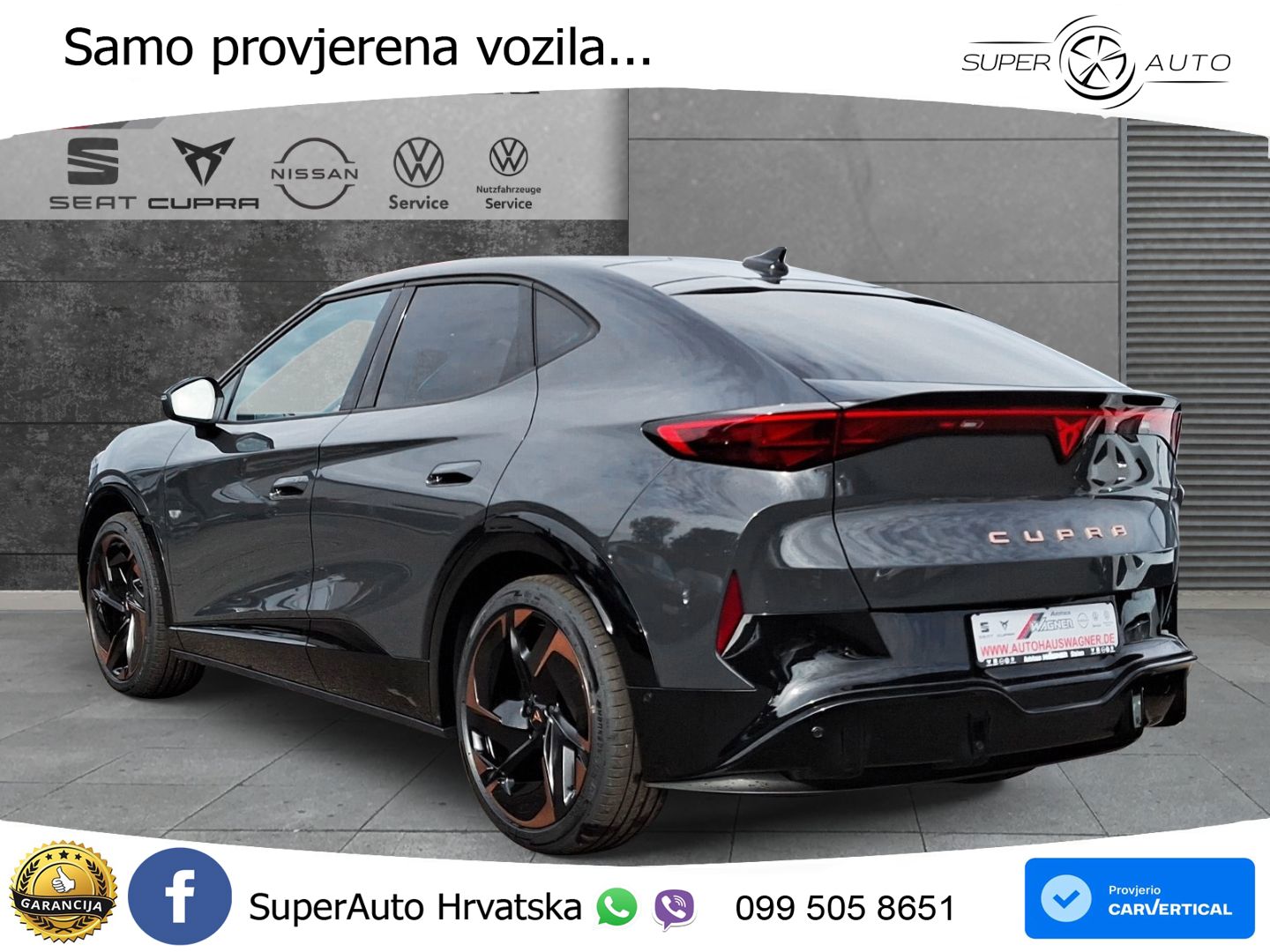 Cupra Tavascan 82 kWh (286 KS) LED+GR SJED+ACC