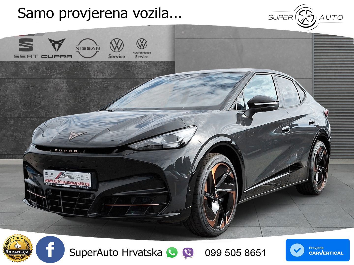 Cupra Tavascan 82 kWh (286 KS) LED+GR SJED+ACC