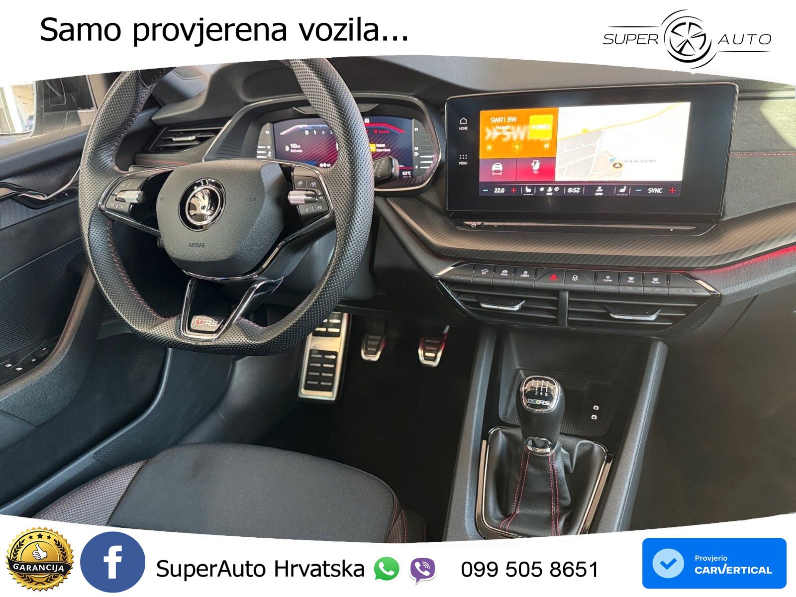 Skoda Octavia IV Combi RS 2.0 TSI (245 KS) LED+GR SJED+ACC