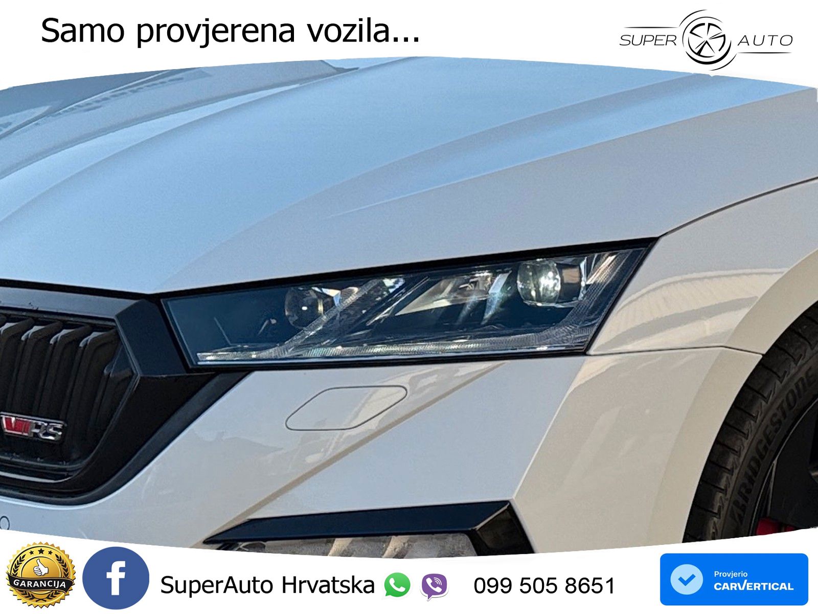Skoda Octavia IV Combi RS 2.0 TSI (245 KS) LED+GR SJED+ACC