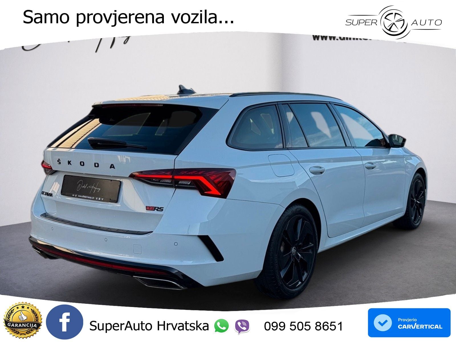 Skoda Octavia IV Combi RS 2.0 TSI (245 KS) LED+GR SJED+ACC