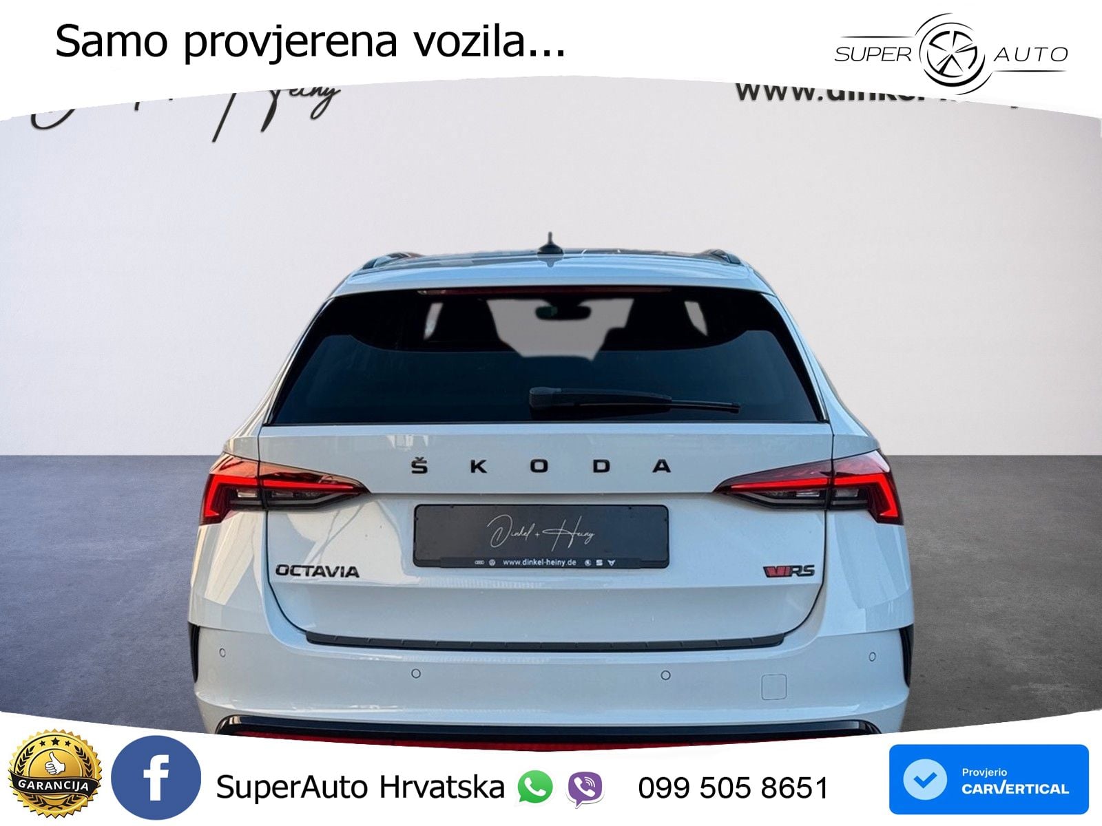 Skoda Octavia IV Combi RS 2.0 TSI (245 KS) LED+GR SJED+ACC