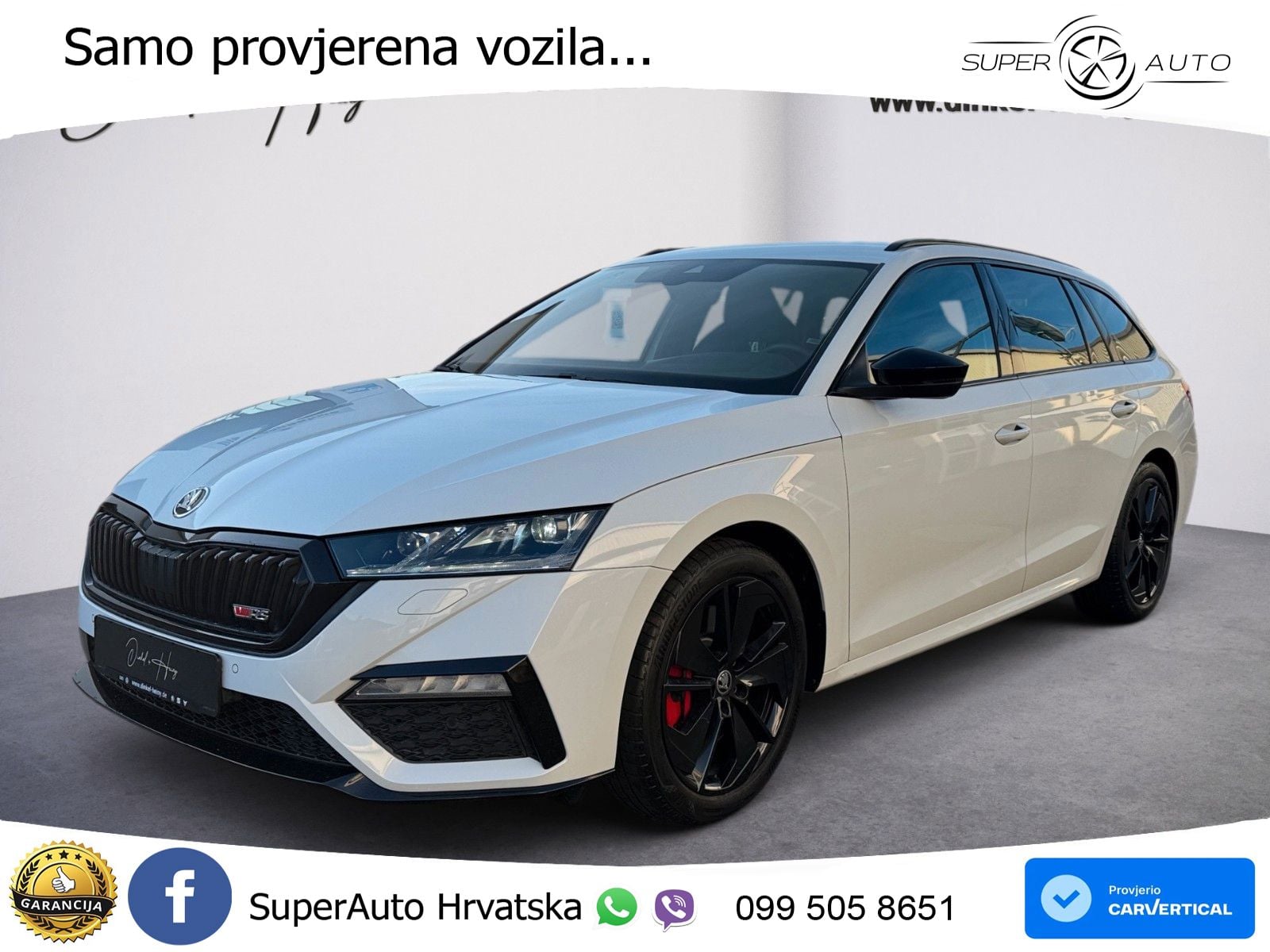 Skoda Octavia IV Combi RS 2.0 TSI (245 KS) LED+GR SJED+ACC