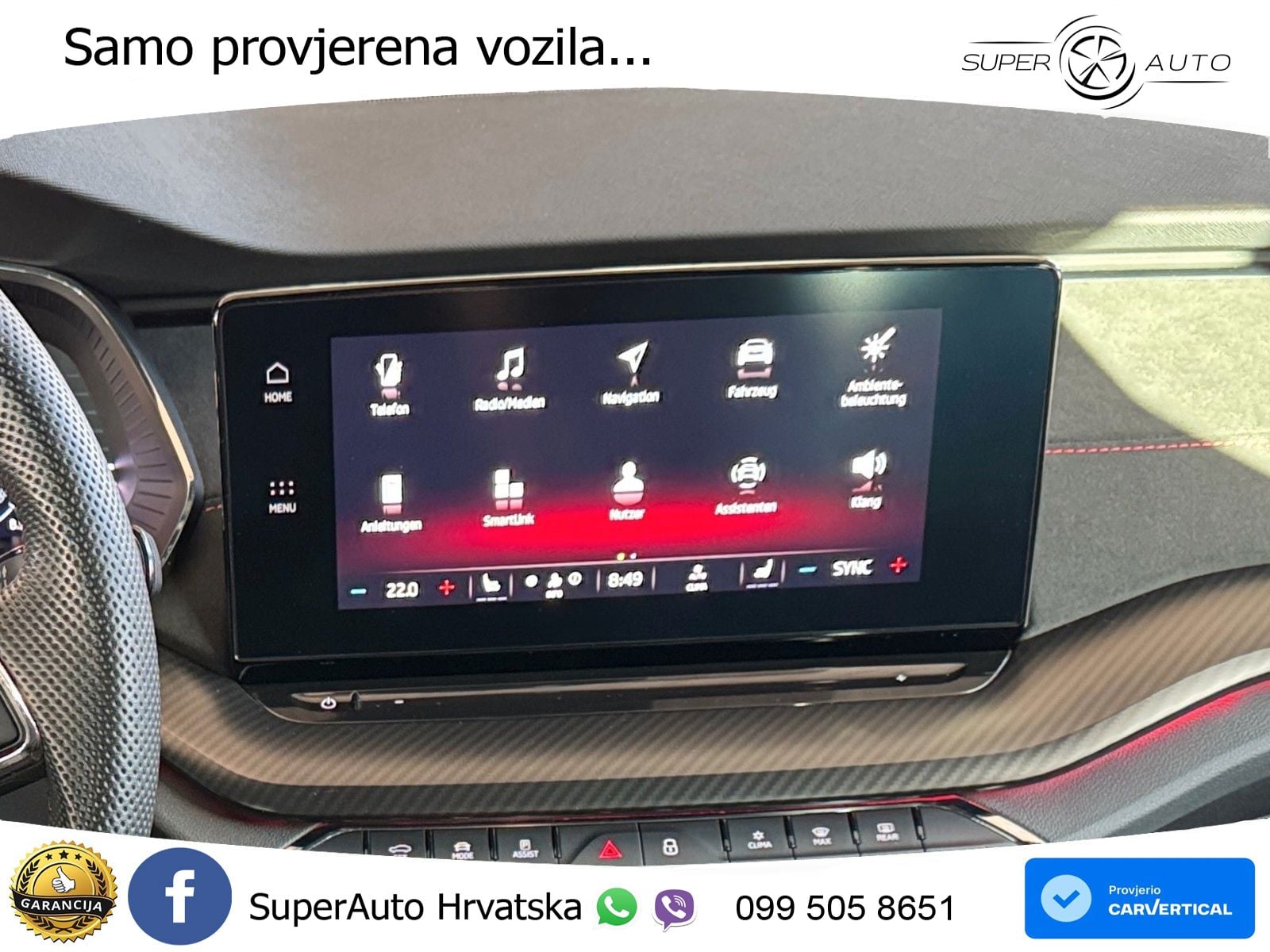 Skoda Octavia IV Combi RS 2.0 TSI (245 KS) LED+GR SJED+ACC
