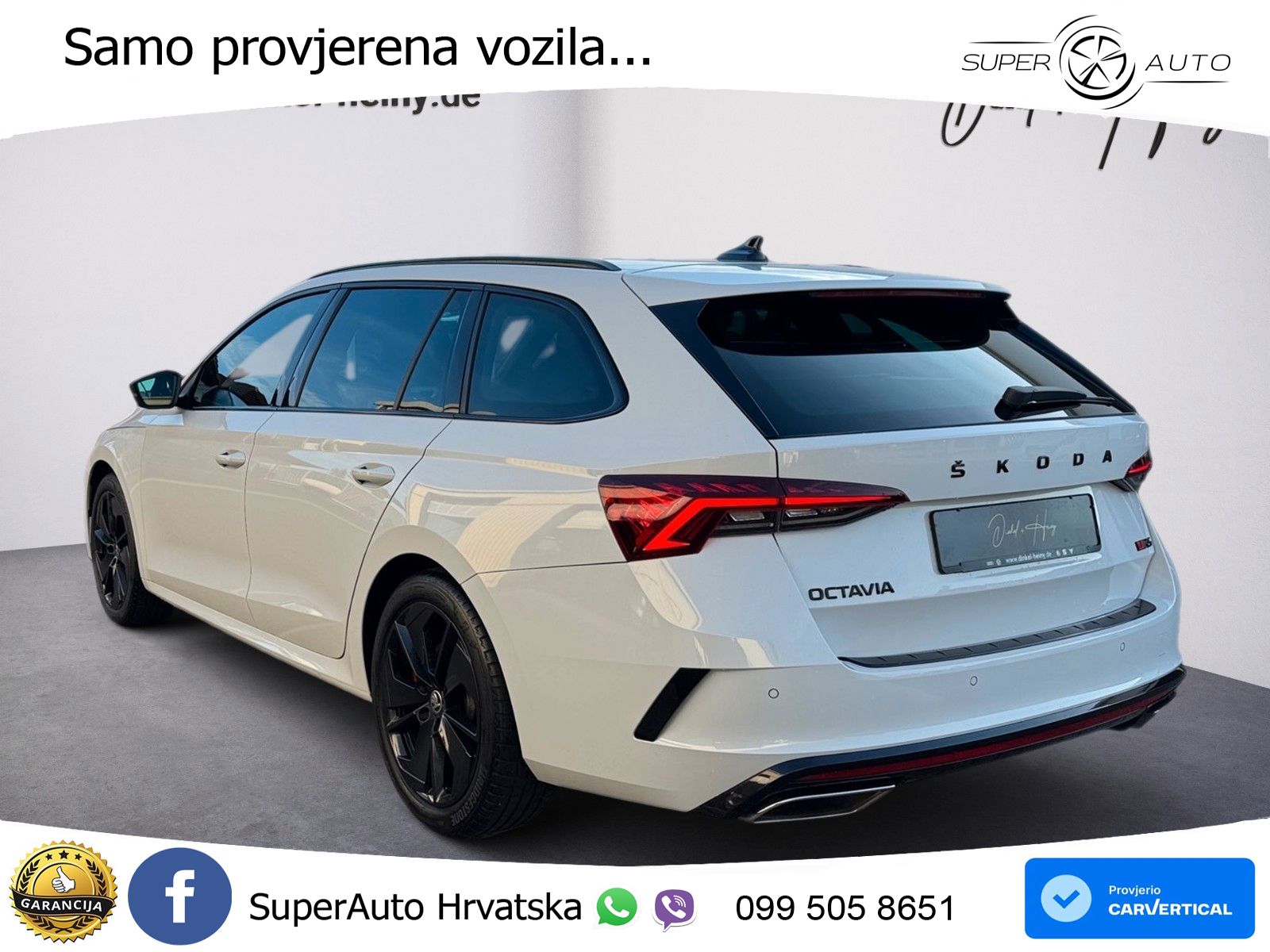 Skoda Octavia IV Combi RS 2.0 TSI (245 KS) LED+GR SJED+ACC