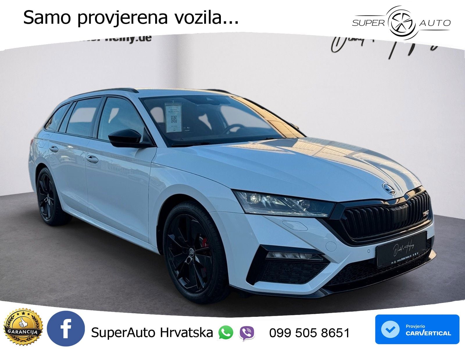 Skoda Octavia IV Combi RS 2.0 TSI (245 KS) LED+GR SJED+ACC