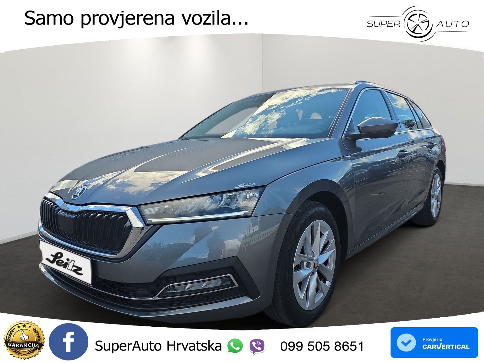 Škoda Octavia Combi 2.0 TDI (150 KS) LED+GR SJED+ACC