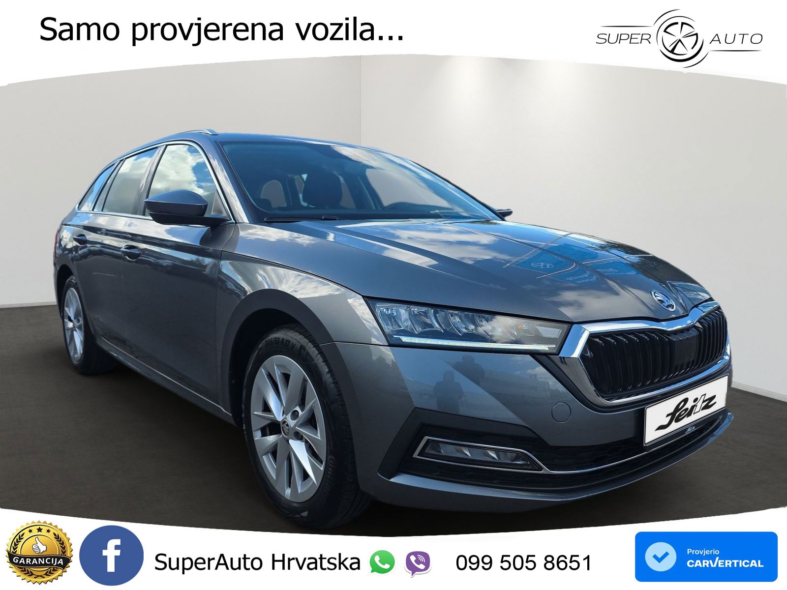 Škoda Octavia Combi 2.0 TDI (150 KS) LED+GR SJED+ACC