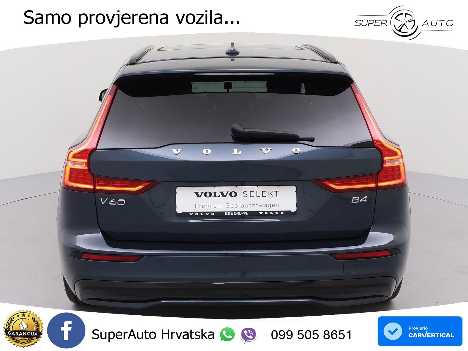 Volvo V60 2.0 B4 Benzin DCT ACC+HEAD+4xGR SJED+360+PANO