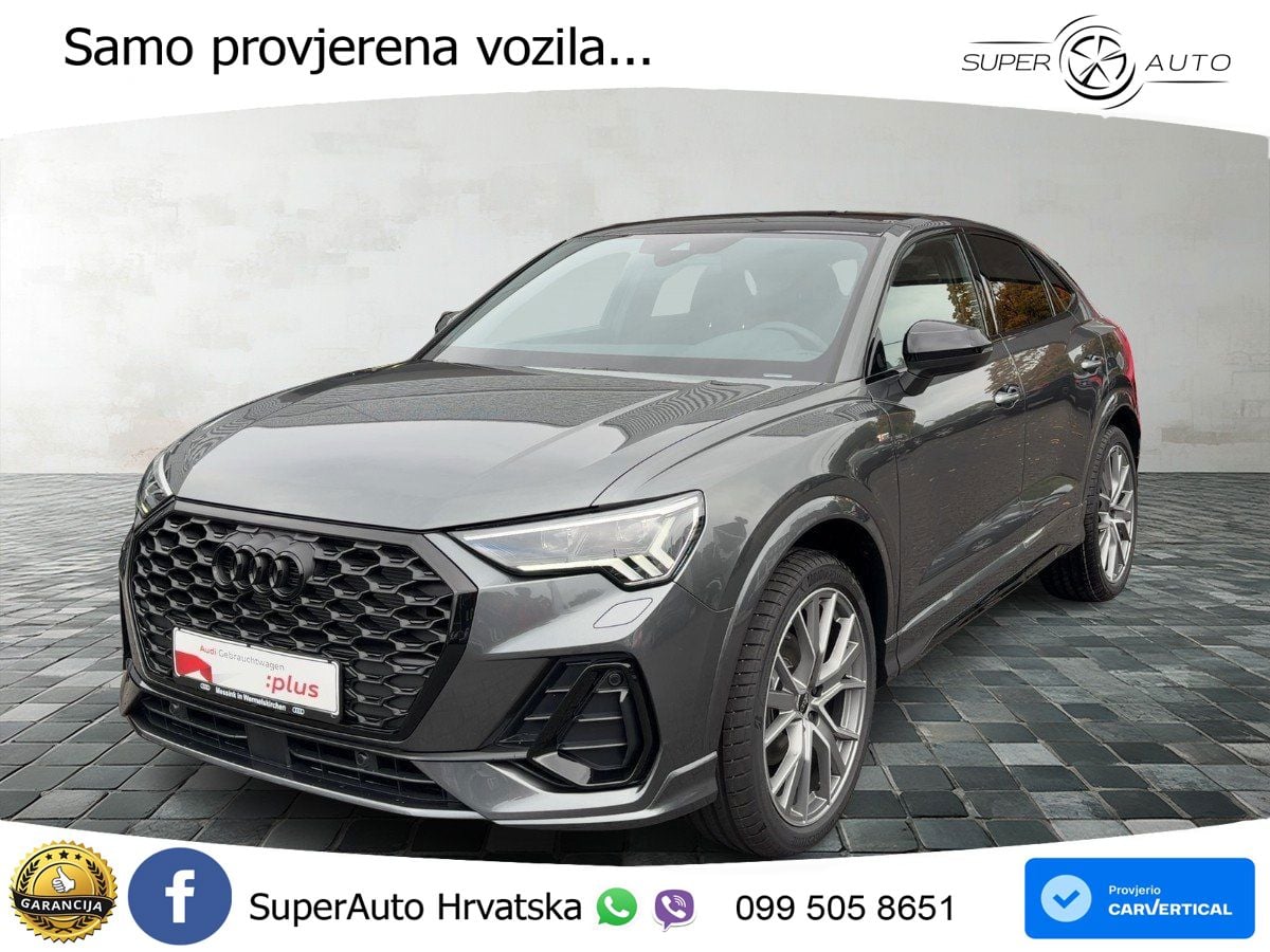 Audi Q3 II Sportback 35 TFSI (150 KS) S tronic S line MATRIX+GR SJED+KAM