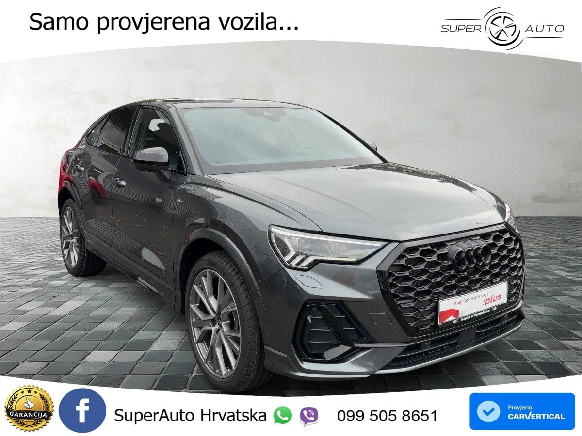 Audi Q3 II Sportback 35 TFSI (150 KS) S tronic S line MATRIX+GR SJED+KAM