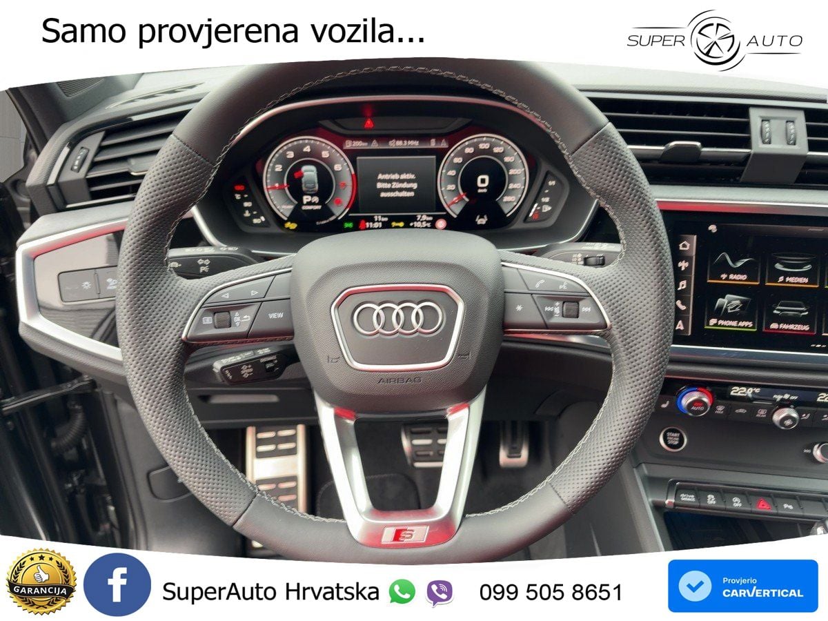 Audi Q3 II Sportback 35 TFSI (150 KS) S tronic S line MATRIX+GR SJED+KAM