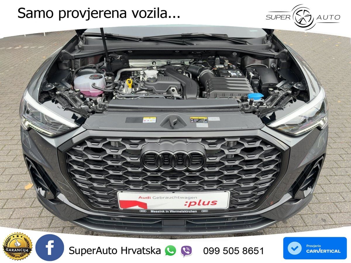 Audi Q3 II Sportback 35 TFSI (150 KS) S tronic S line MATRIX+GR SJED+KAM