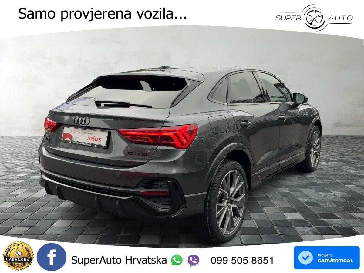 Audi Q3 II Sportback 35 TFSI (150 KS) S tronic S line MATRIX+GR SJED+KAM
