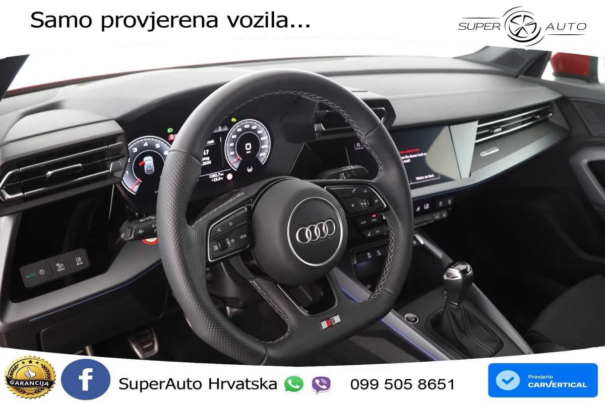 Audi A3 30 TDI (116 KS) S line LED+GR SJED+ACC