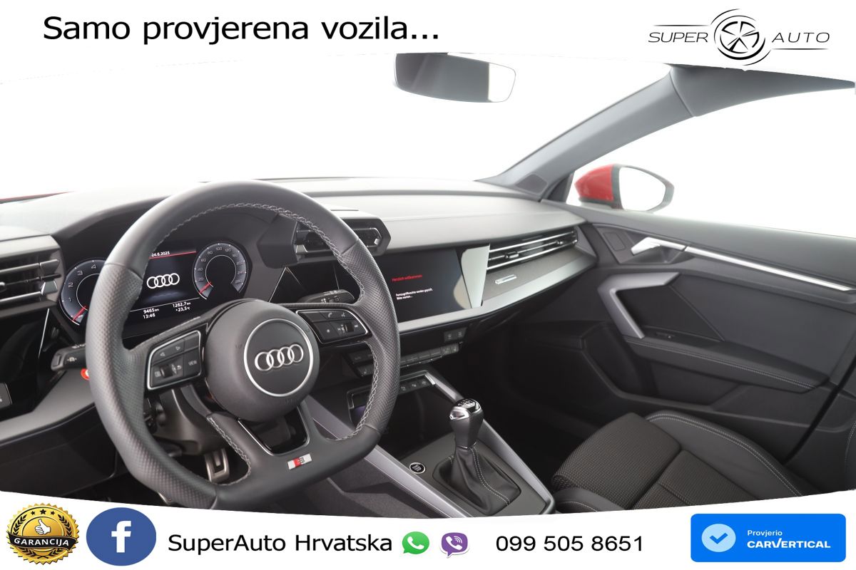 Audi A3 30 TDI (116 KS) S line LED+GR SJED+ACC