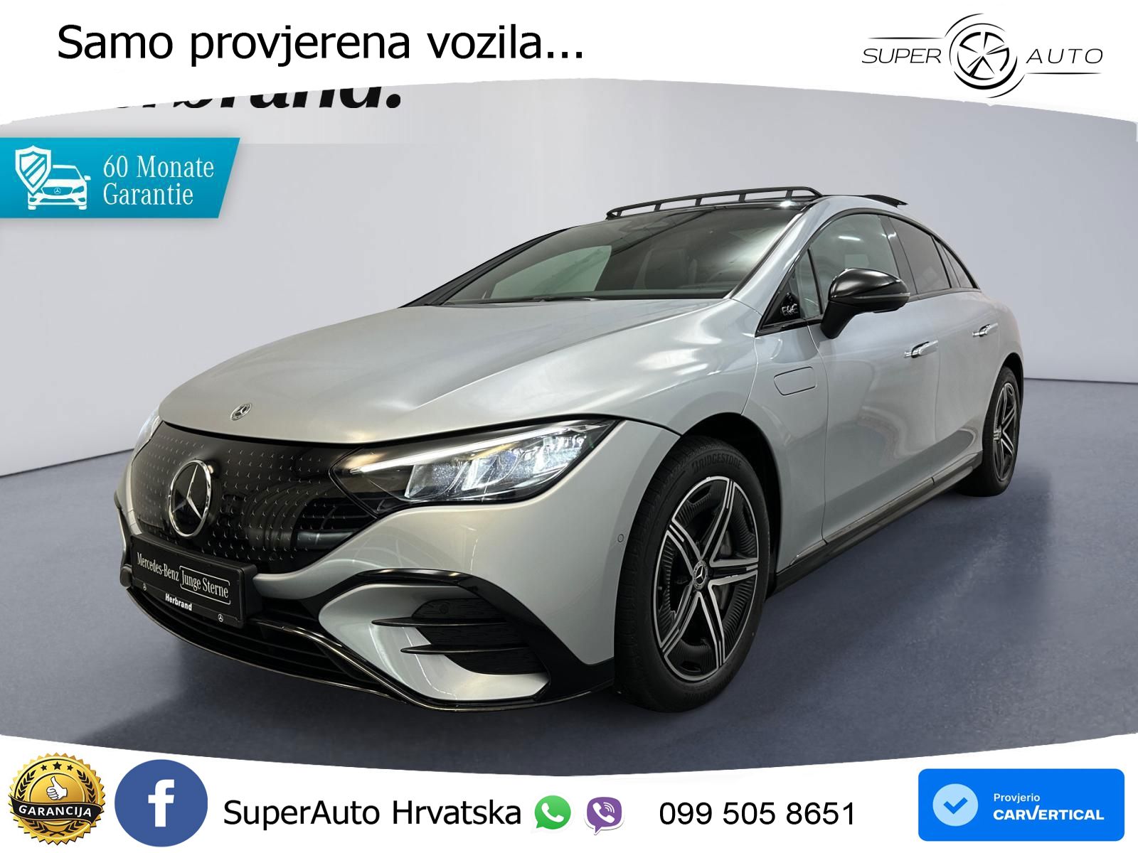 Mercedes EQE 350 98 kWh (292 KS) 4MATIC AMG LED+GR SJED+ACC