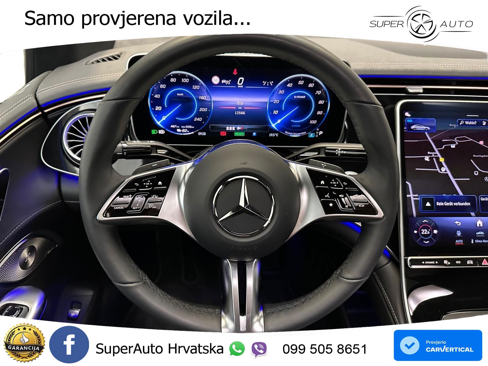 Mercedes EQE 350 98 kWh (292 KS) 4MATIC AMG LED+GR SJED+ACC