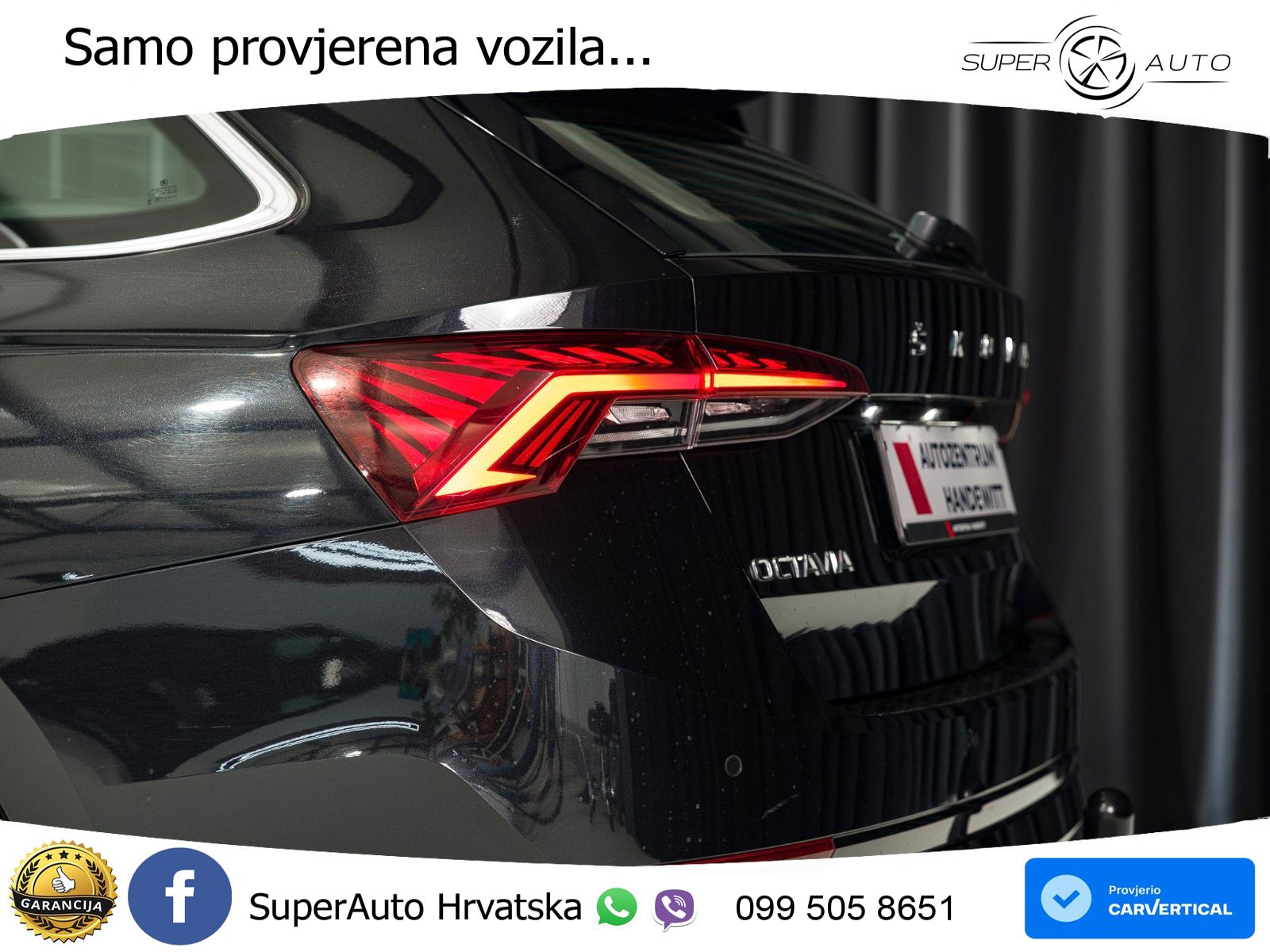 Škoda Octavia Combi 2.0 TDI (150 KS) DSG LED+GR SJED+ACC