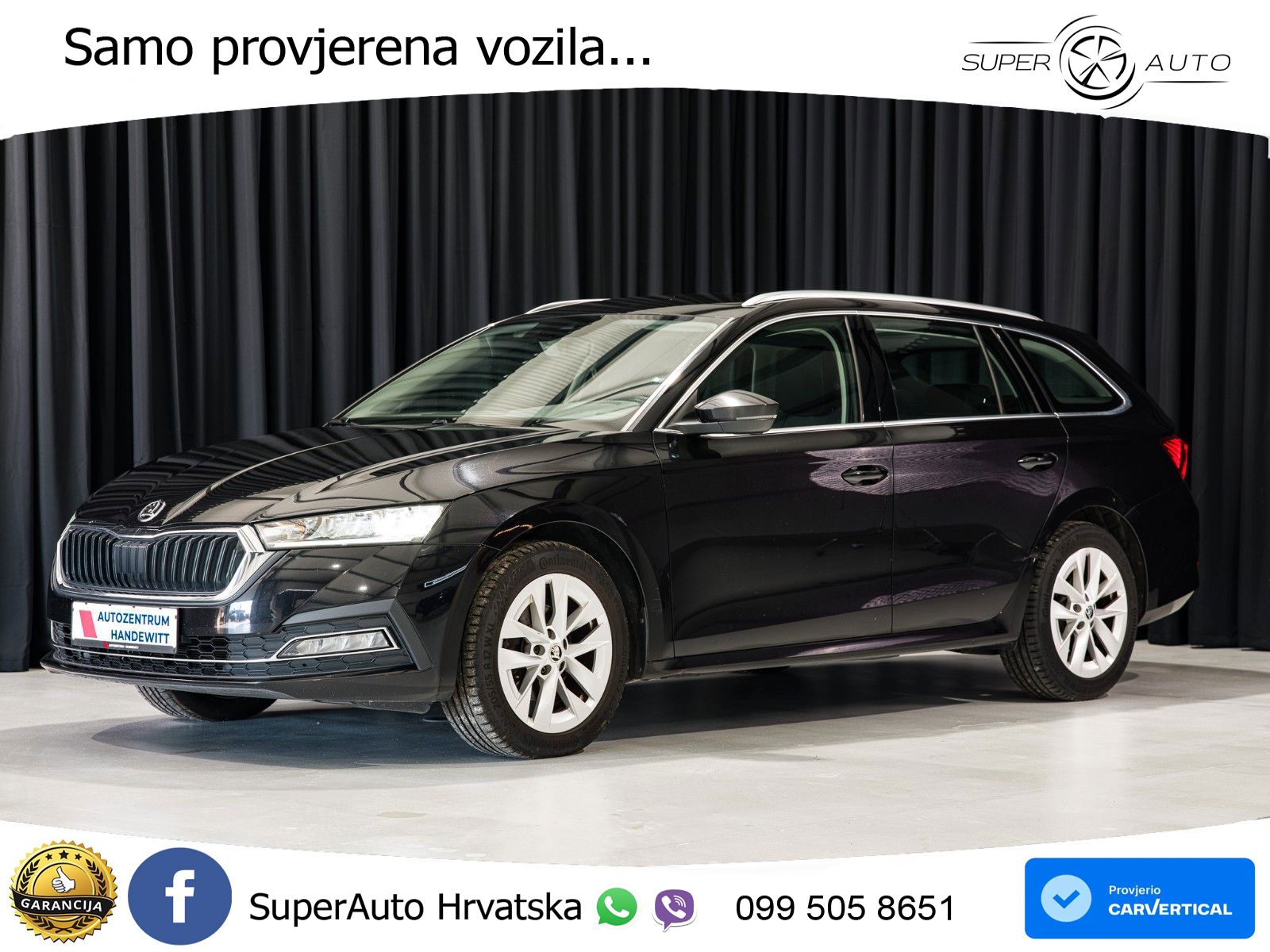 Škoda Octavia Combi 2.0 TDI (150 KS) DSG LED+GR SJED+ACC