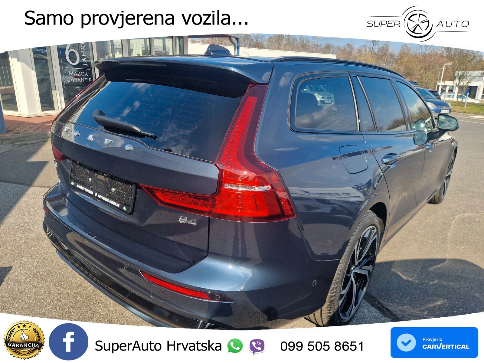 Volvo V60 2.0 B4 Benzin DCT LED+GR SJED+ACC