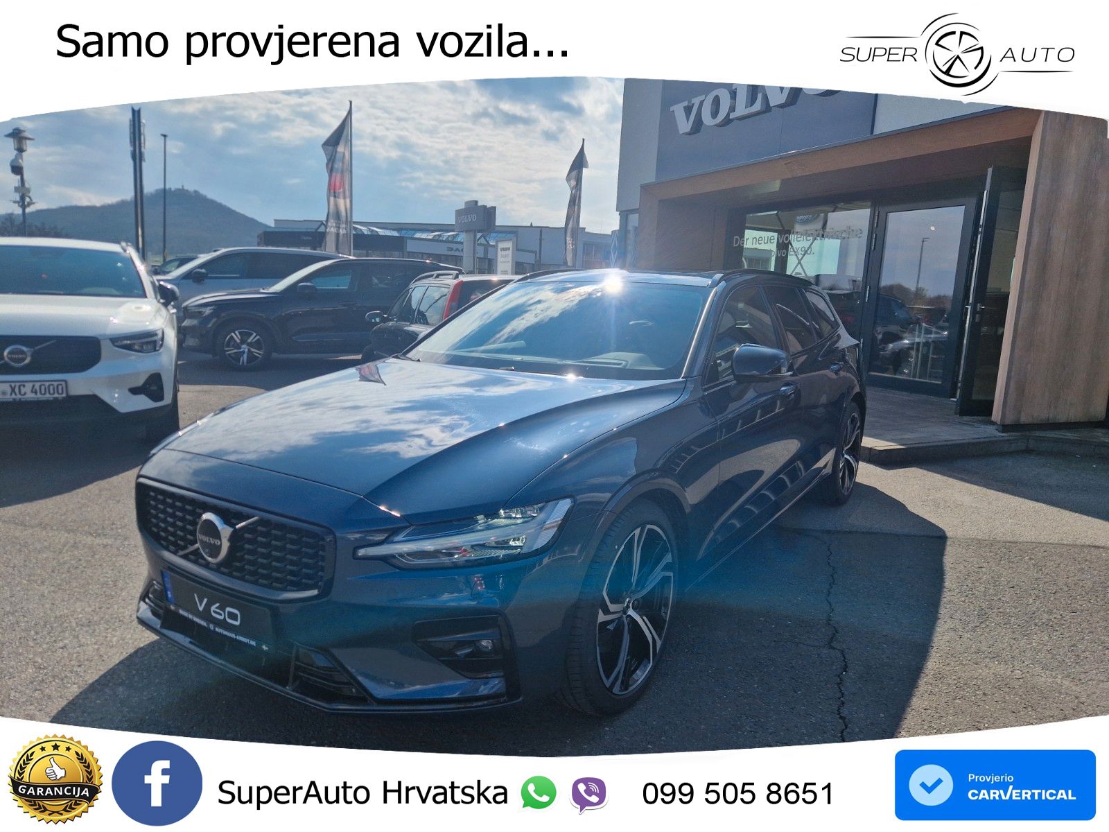 Volvo V60 2.0 B4 Benzin DCT LED+GR SJED+ACC