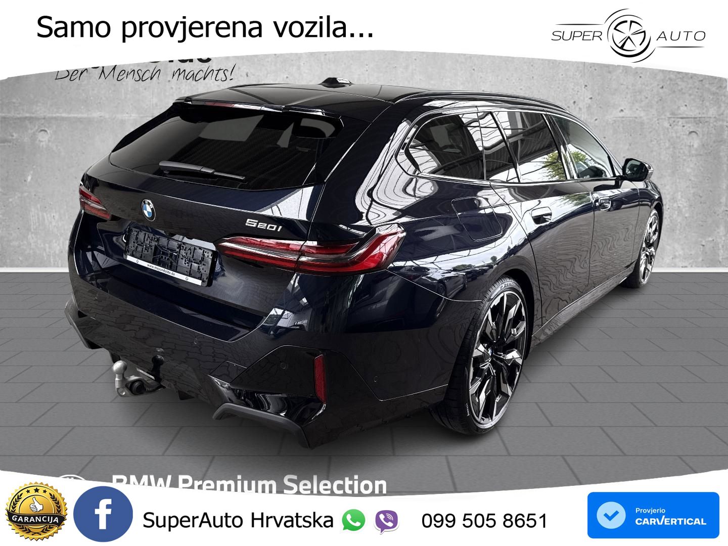 BMW 520i Touring (208 KS) Steptronic M Sport ACC+HEAD+GR SJED+360+PANO