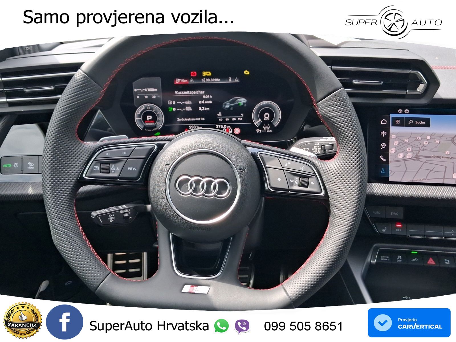Audi A3 Sportback 40 TFSI e (204 KS) Plug-in Hybrid S tronic 2x S line LED+GR SJED+ACC
