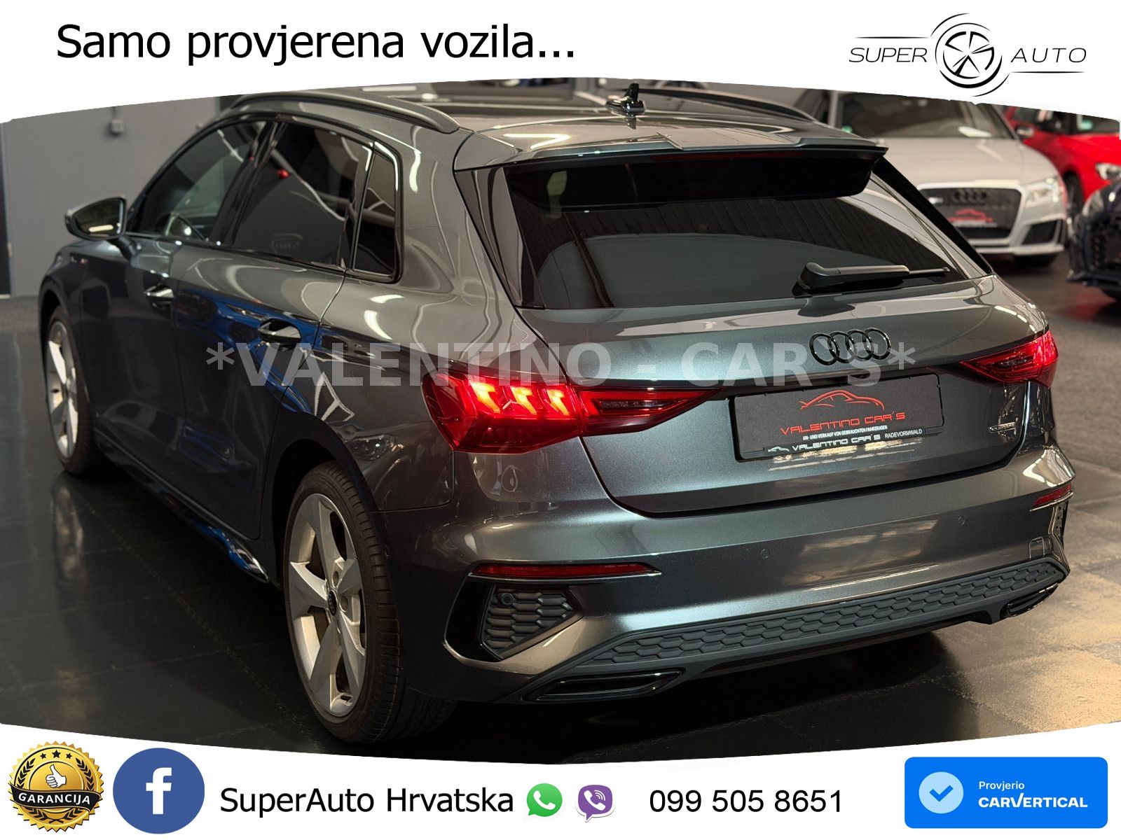 Audi A3 40 TDI (200 KS) quattro S tronic S line MATRIX+GR SJED+KAM