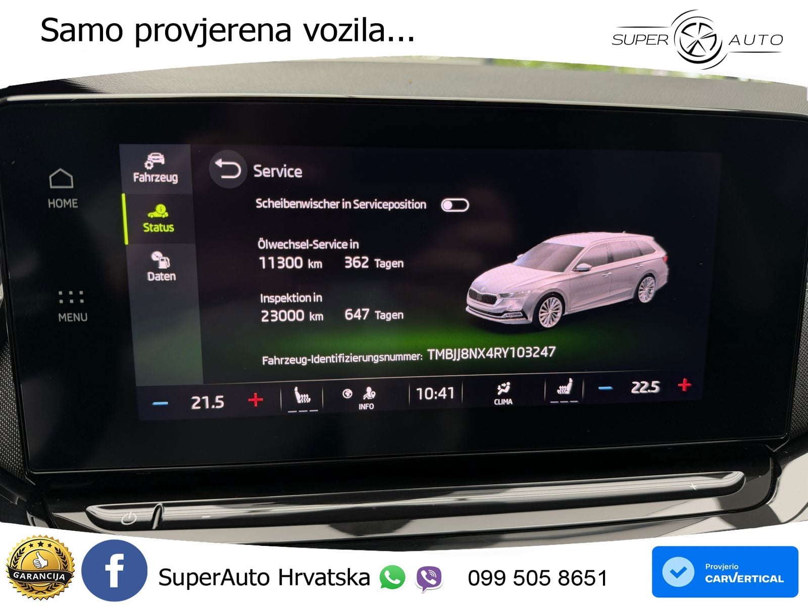 Škoda Octavia Combi 2.0 TDI (150 KS) DSG LED+GR SJED+ACC
