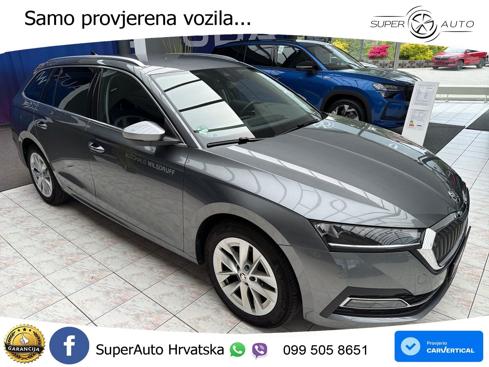 Škoda Octavia Combi 2.0 TDI (150 KS) DSG LED+GR SJED+ACC