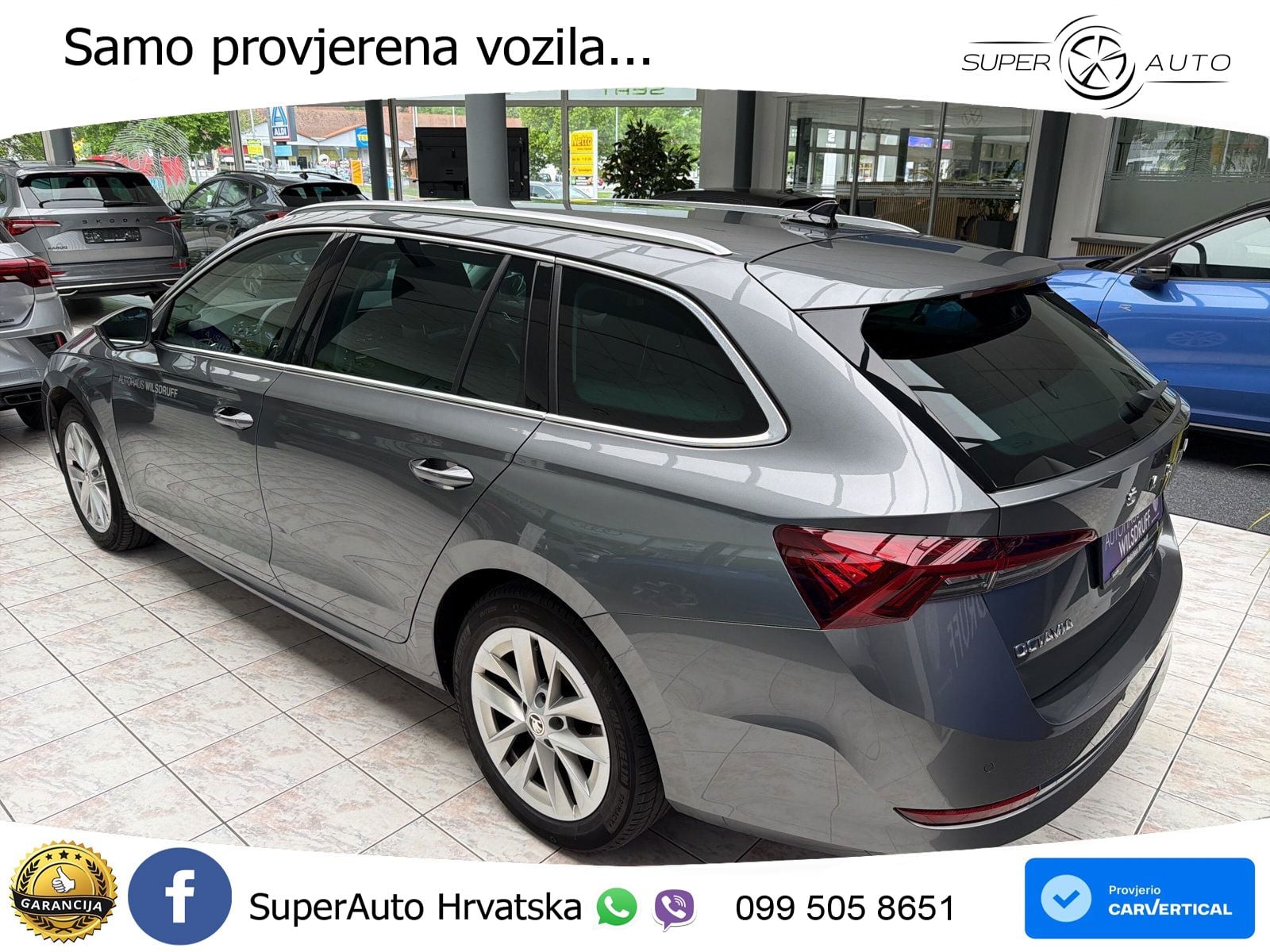 Škoda Octavia Combi 2.0 TDI (150 KS) DSG LED+GR SJED+ACC