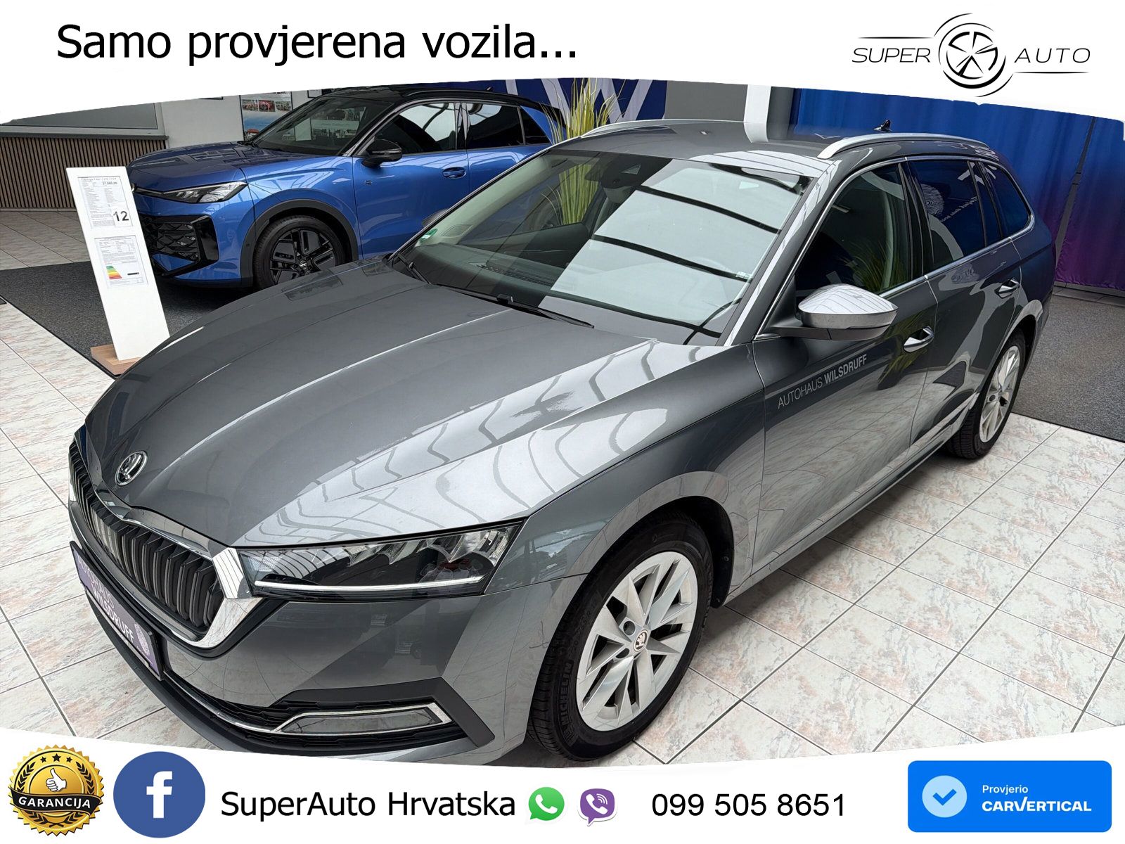 Škoda Octavia Combi 2.0 TDI (150 KS) DSG LED+GR SJED+ACC