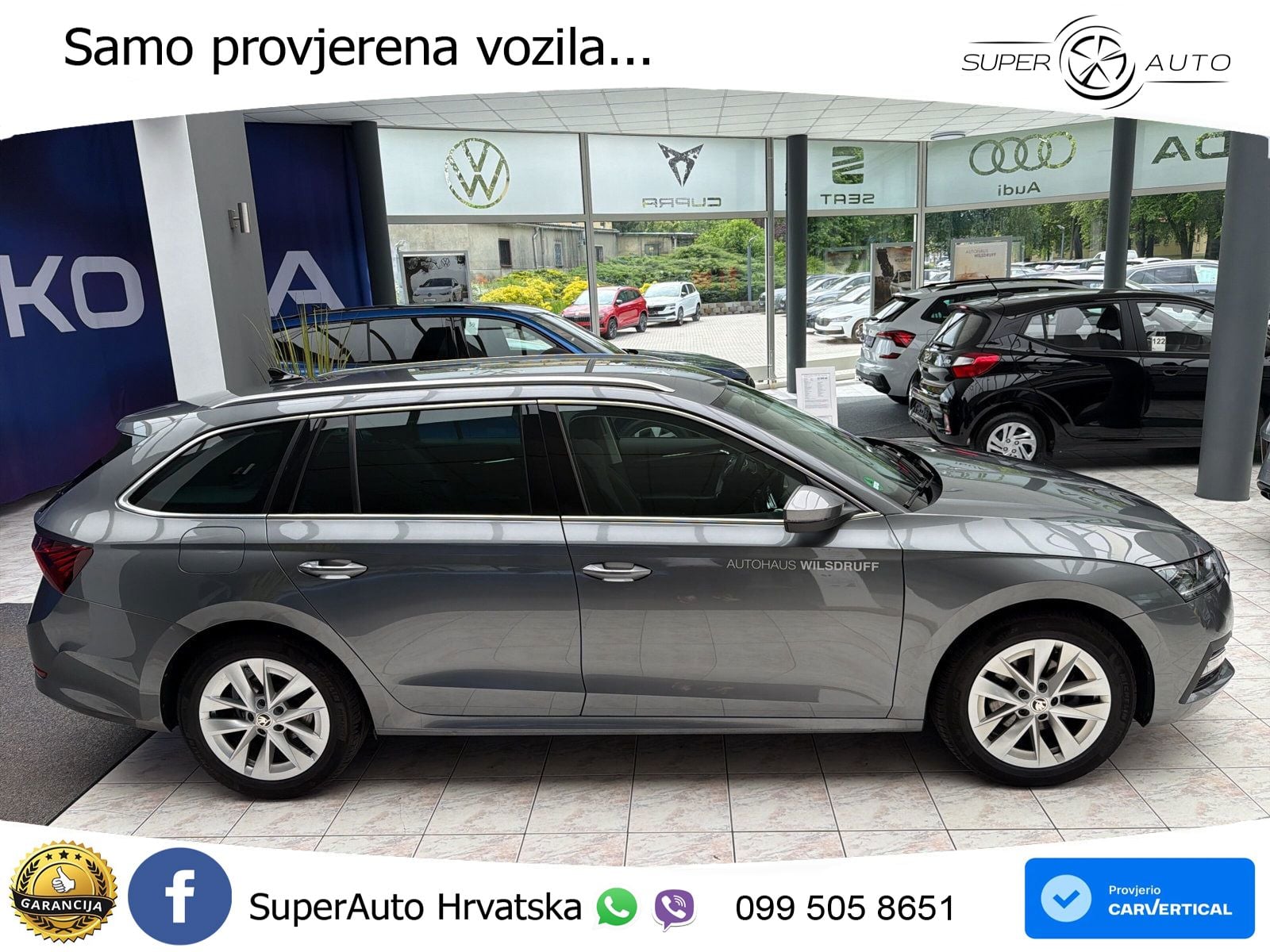 Škoda Octavia Combi 2.0 TDI (150 KS) DSG LED+GR SJED+ACC