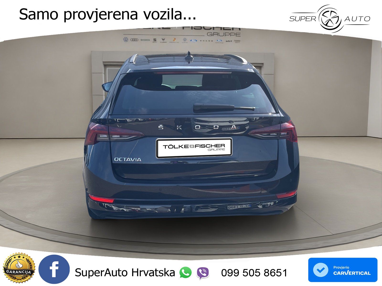 Škoda Octavia Combi 2.0 TDI (150 KS) DSG LED+GR SJED+ACC