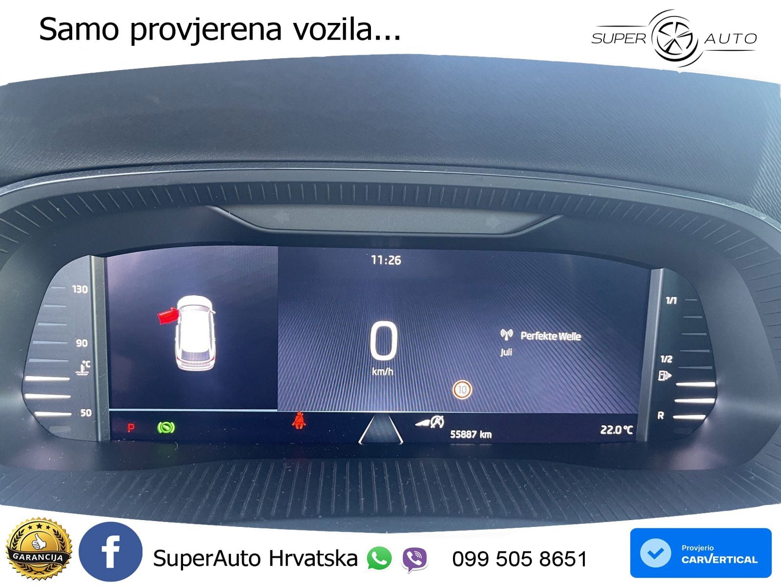 Škoda Octavia Combi 2.0 TDI (150 KS) DSG LED+GR SJED+ACC