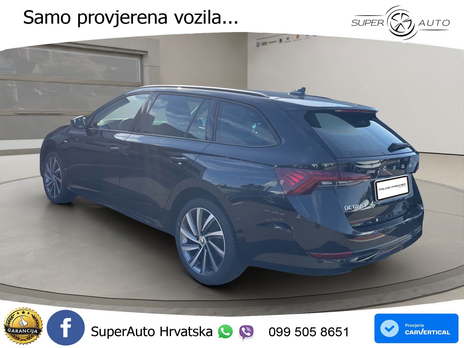 Škoda Octavia Combi 2.0 TDI (150 KS) DSG LED+GR SJED+ACC