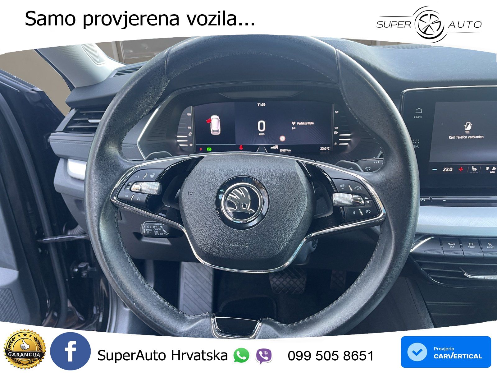 Škoda Octavia Combi 2.0 TDI (150 KS) DSG LED+GR SJED+ACC