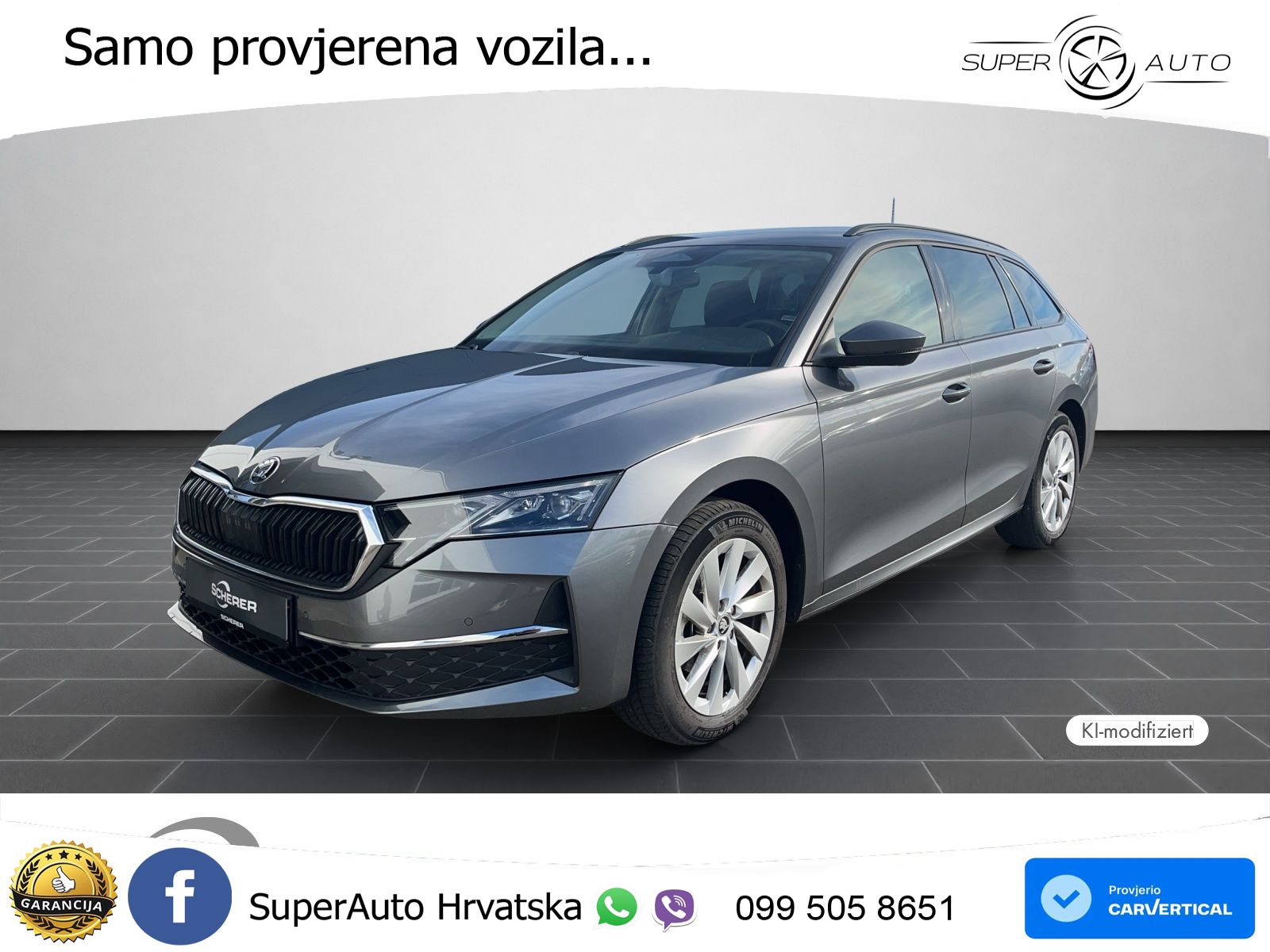 Škoda Octavia Combi 2.0 TDI (150 KS) DSG Selection LED+GR SJED+ACC