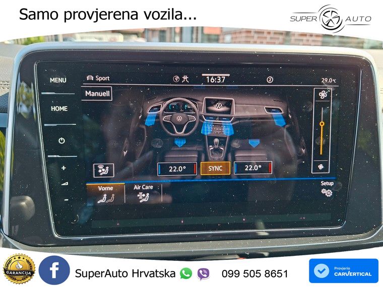 Volkswagen T-Roc I 2.0 TDI (150 KS) DSG MATRIX+GR SJED+KAM