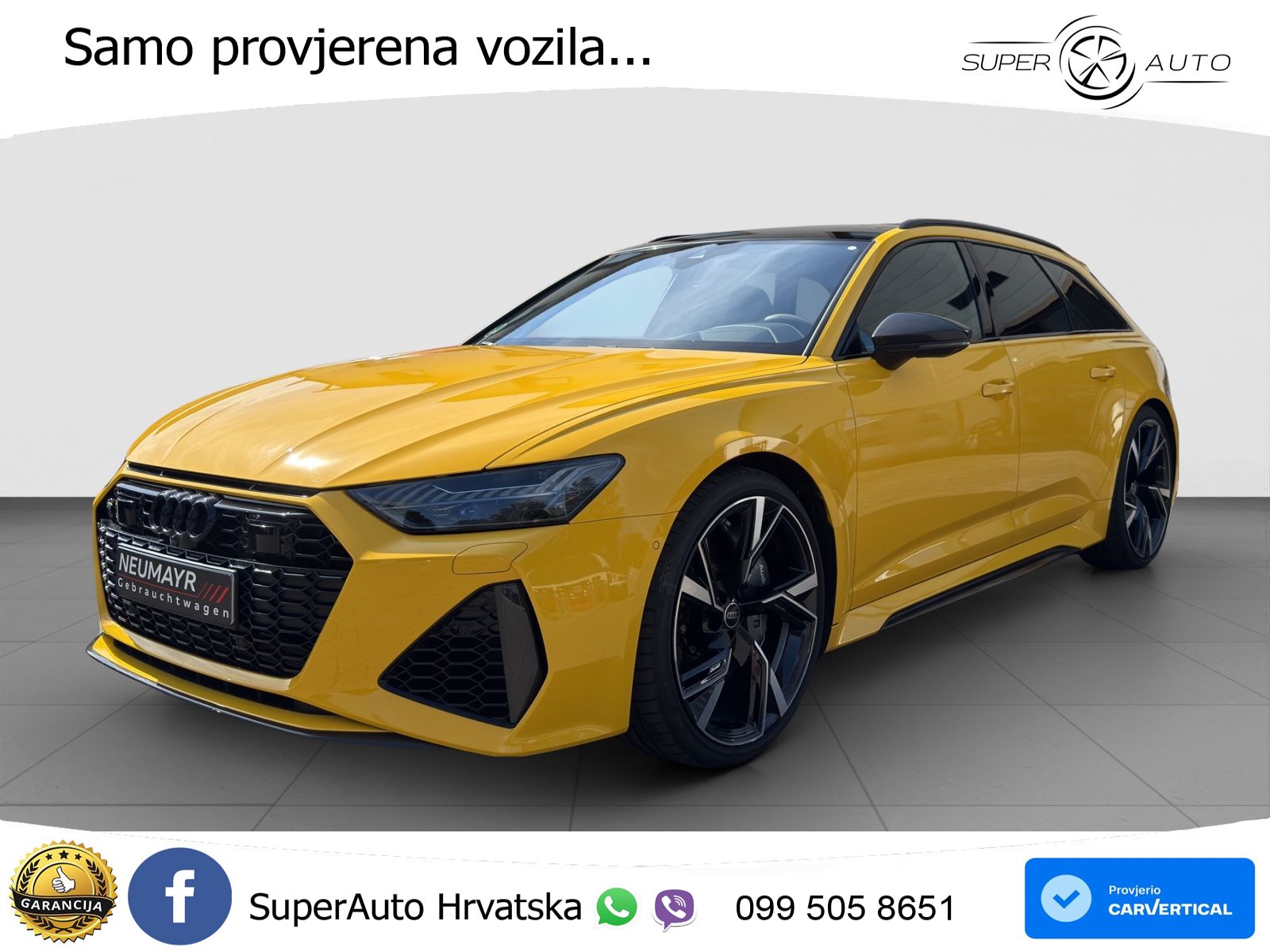 Audi RS6 Avant 4.0 TFSI V8 (600 KS) quattro Tiptronic LED+GR SJED+ACC